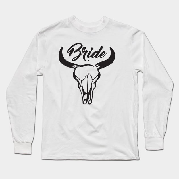 Bride Tribe Bachelorette Design Long Sleeve T-Shirt by FuseTheory1